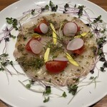 俺のイタリアン - 本日鮮魚のカルパッチョ