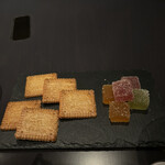 大阪ステーションホテル　メイン バー - ボルディエバターサブレとパートドフリュイ