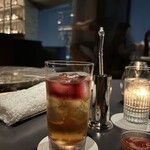 大阪ステーションホテル　メイン バー - 苺とアマレットのカクテル