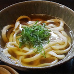 手打ちうどん　福家 - 2014.01かけうどん(500円)