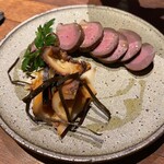 ISO - 鴨砂肝とタコの燻製