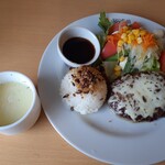 ジョイフル - (土）の、カフェプレートランチ　650円　　　　スープバー付