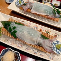 対馬のどぐろとイカ活き造り 博多 魚蔵 都ホテル店 - 