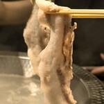 熟成焼肉 マルニク - しゃぶしゃぶしたバラ