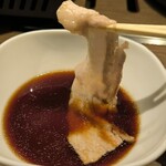 熟成焼肉 マルニク - しゃぶしゃぶしたバラ2