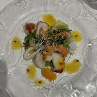 サバティーニ・ディ・フィレンツェ 東京店 - 魚介と季節のフルーツサラダ
