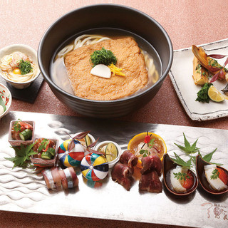 We also have banquet courses where you can enjoy udon to the fullest.