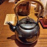 蕎麦前 山都 - そば湯