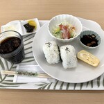 あぐり食堂 ほっと - ◆ おにぎりセット (コーヒー付) ¥600- 