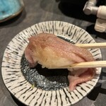 しなもん堂 - 道産和牛ブリスケットの炙り寿司