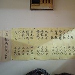 餃子の店 蘭州 - 【再訪】メニュー(2014.03)