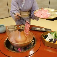 柿安 料亭本店 - 柿安牛しゃぶしゃぶ　12,100円　製作中