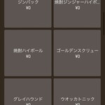 リッツ スイート - 飲み放題メニュー（2024年9月土曜