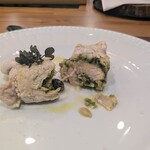 La Stalla - ピスタチオクリームを料理に使うのにカジキ以上の食材が思いつかん