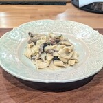 La Stalla - わかば屋さんのタリアテッレ。わかば屋さんの舞茸予想と私の予想が合致しており、来週がめちゃくちゃ楽しみです