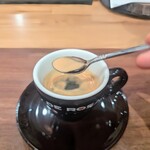 La Stalla - スプーンで飲むと味がよく分かるよ