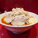 ラーメン二郎 西台駅前店 - ラーメン（少なめ）880円 ＋ ＳＫ（2枚）100円