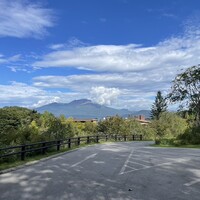 ダイニング ブルーム(軽井沢浅間プリンスホテル) - 朝の浅間山