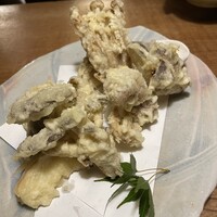 九つ井 本店 - きのこの天麩羅