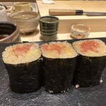 あま木 - トロタク細巻き　