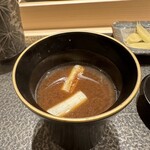 あま木 - 焼き葱　白身魚がゴロンと隠れてました！