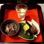 銀のすず - 前菜3種‥