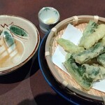 いつもの予算でワンランク上の贅沢 野饗 - 野沢菜漬けの天ぷら
