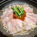 魚民 - 豚バラ陶板焼