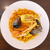 ラ・コシーナ・デ・ガストン - 魚介のパエリア 1100円