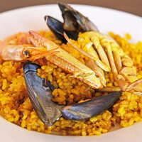 ラ・コシーナ・デ・ガストン - 魚介のパエリア 1100円