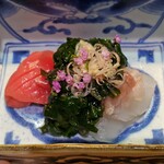 御料理 良所 - 鮪と平目の造り