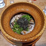 御料理 良所 - 焼鮎のごはん