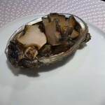 鉄板焼 石狩 - 鮑