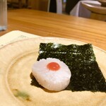 シカゴ - ●前菜１
      帆立貝の磯部焼き