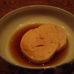 烏森醸造 - おまかせ④：今年初物・北海道産アンコウの肝蒸し