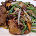 錦城楼 - レバニラ炒