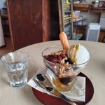 焙煎小屋 風舎 - 料理写真:風舎のコーヒーぜりーパフェ