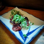 小料理かずよ - この日のクジラ刺しは最高！