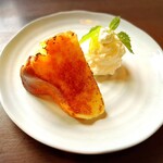 カフェ&バル 農人 - チーズケーキブリュレ