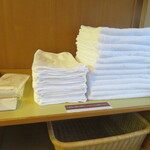 三養荘 - 私用の多量のバスタオル
