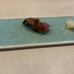 鮨 たくつ - カツオ、ニンニクの芽