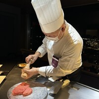 鉄板焼 石狩 - シェフ寺崎さん　撮影了承済