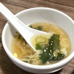 豆点 - チャーハンのスープ