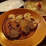 元町バール Cheers - レバーペースト　バケット付き