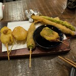 喜怒愛楽 - 串揚げ色々