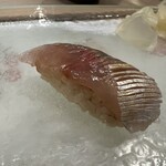 うを徳 - 鯵のにぎり