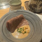 日本焼肉 はせ川 - 黒毛和牛もも肉 網焼きしゃぶ