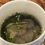 Lamp - アサリとワカメのスープ