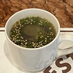 Lamp - アサリとワカメのスープ