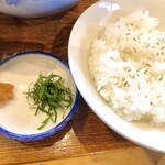 Ramen FeeL - 梅しそご飯とスープで〆のおじやに